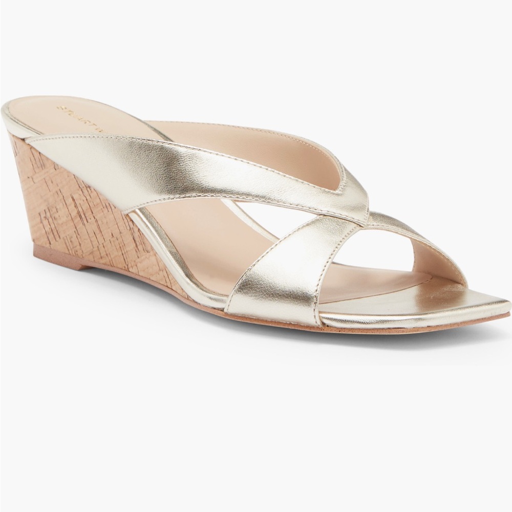 Stuart Weitzman NEW Size 8 Miami slide wedge sandal